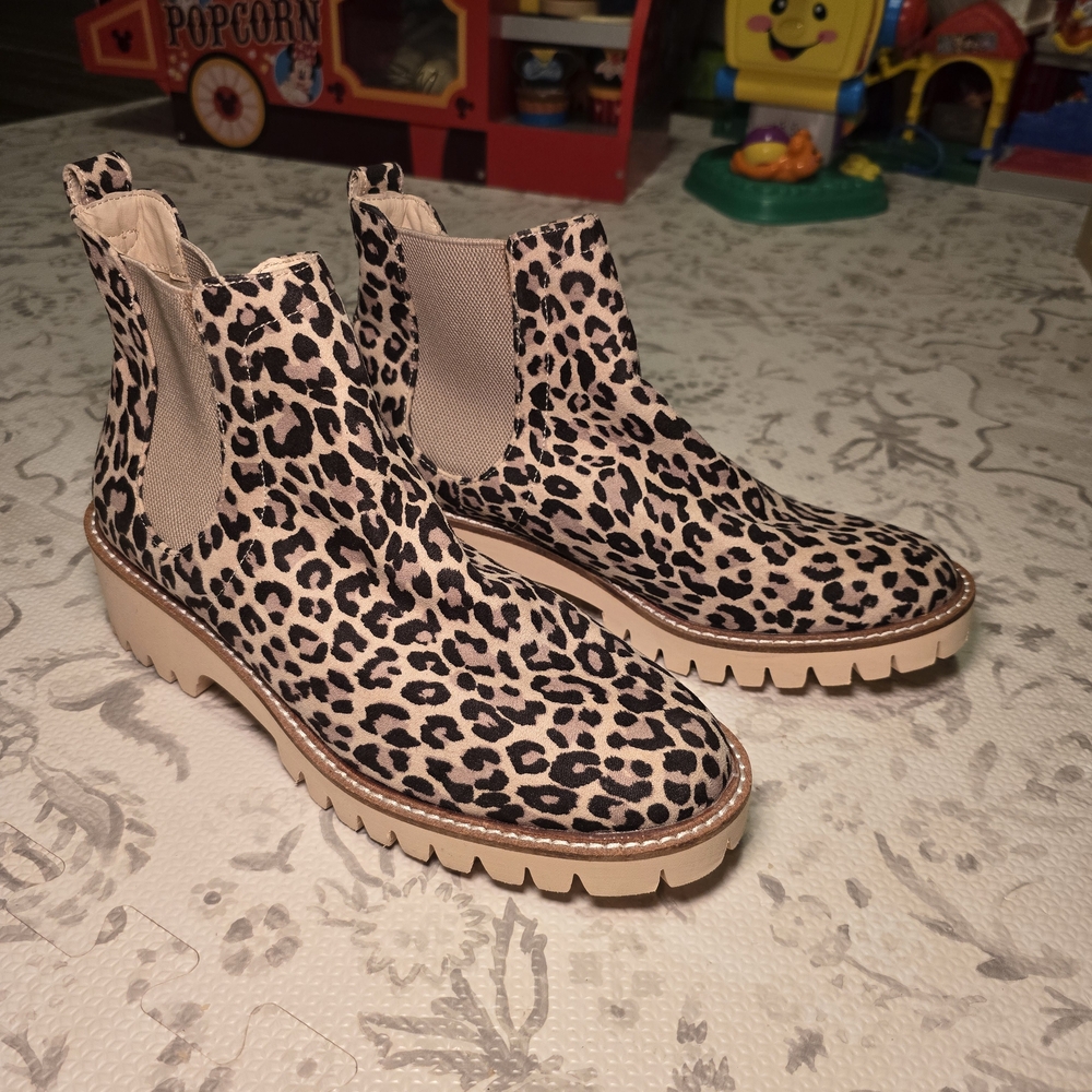 Coconuts by Matisse Leopard Print Ankle Booties